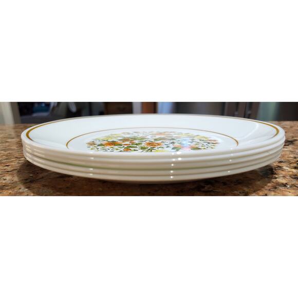 Corelle Indian Summer (Set of 5) 8 1/2" Luncheon Plates Autumn Color Flowers - Picture 12 of 16